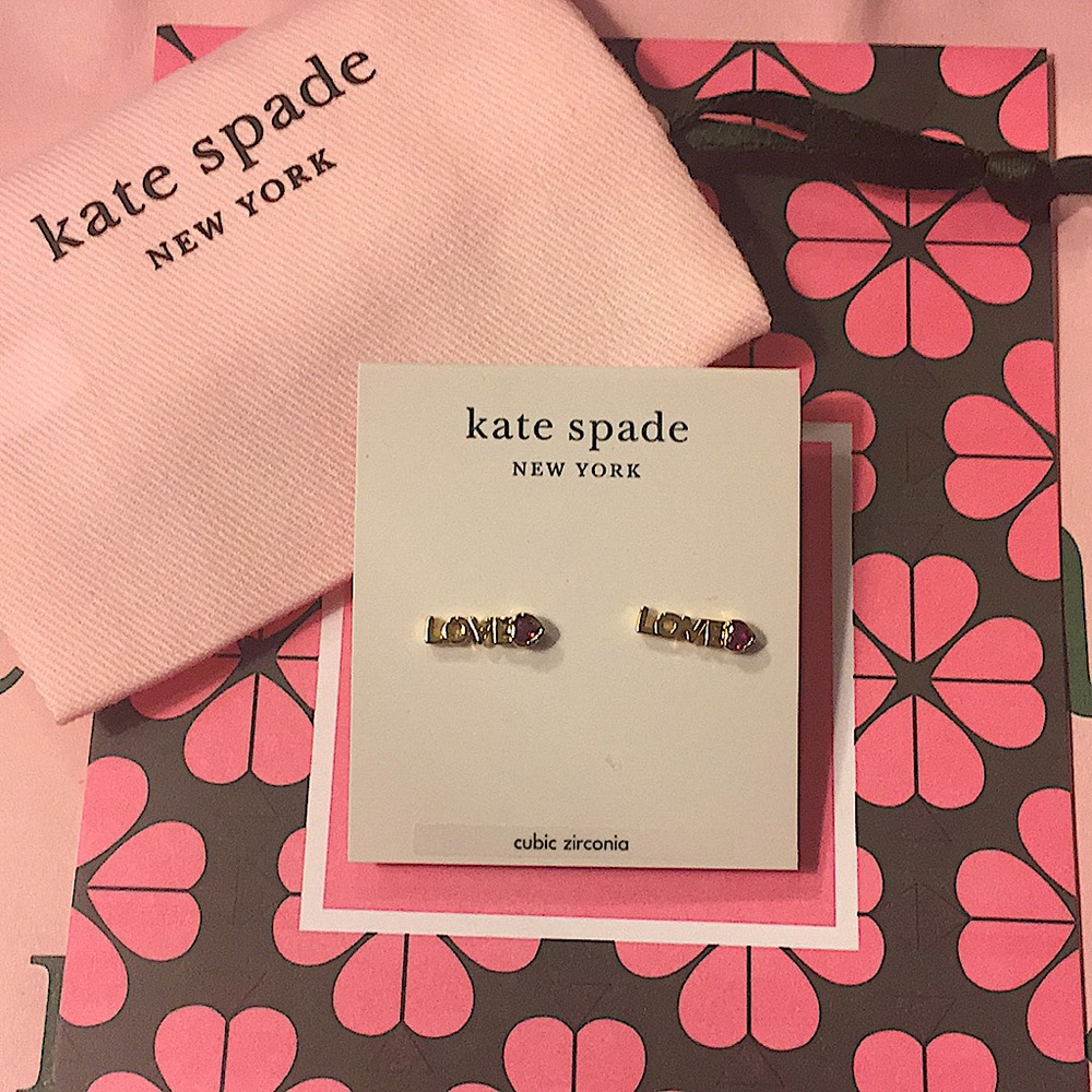 ♠️KATE SPADE NY - “LOVE MINI STUDS” (NWT)
